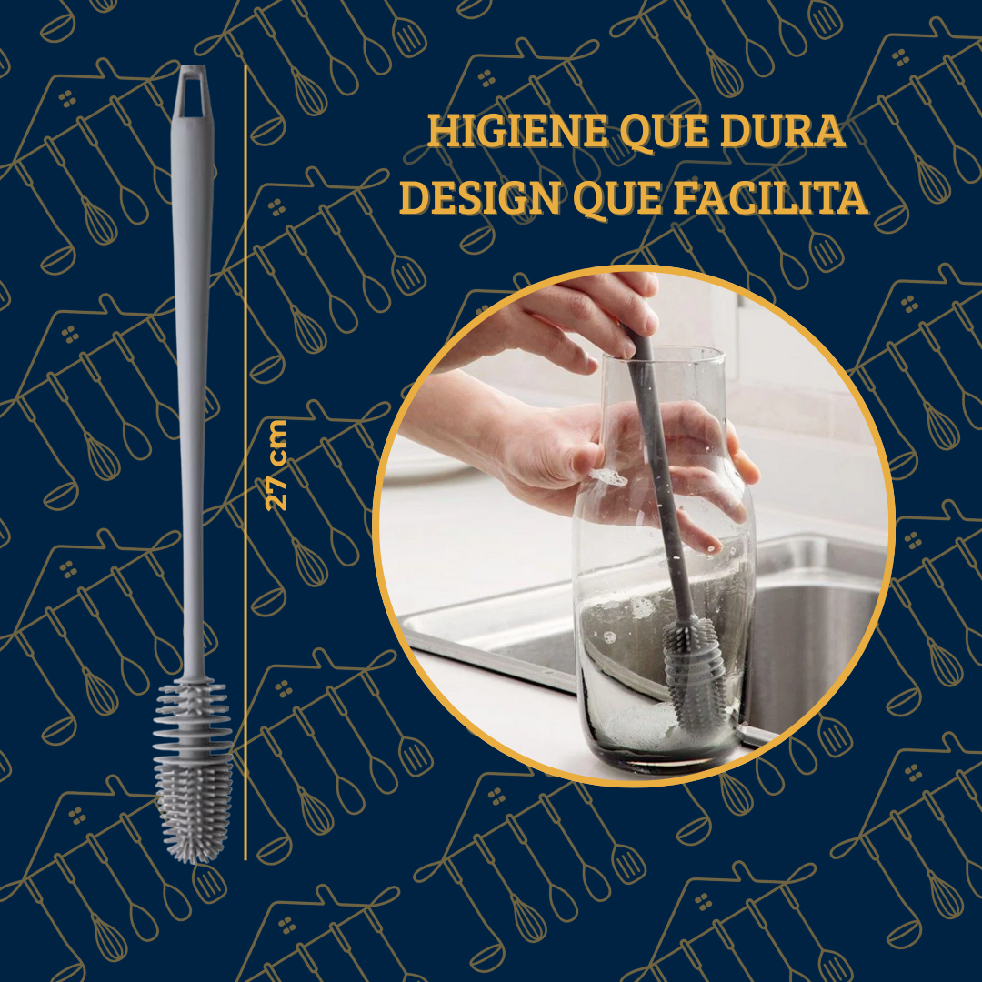 Escova de Silicone para Garrafas