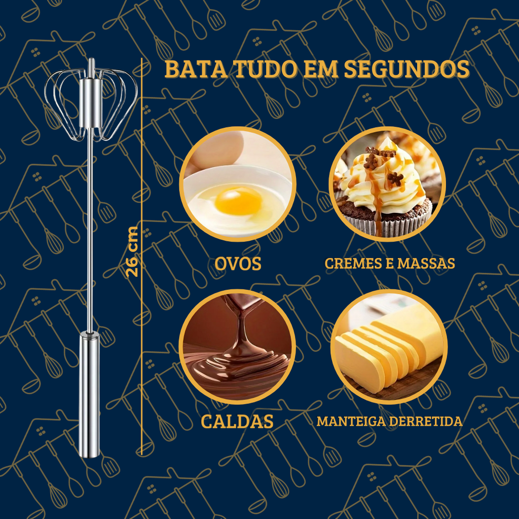 Batedor Semiautomático Multiuso Premium
