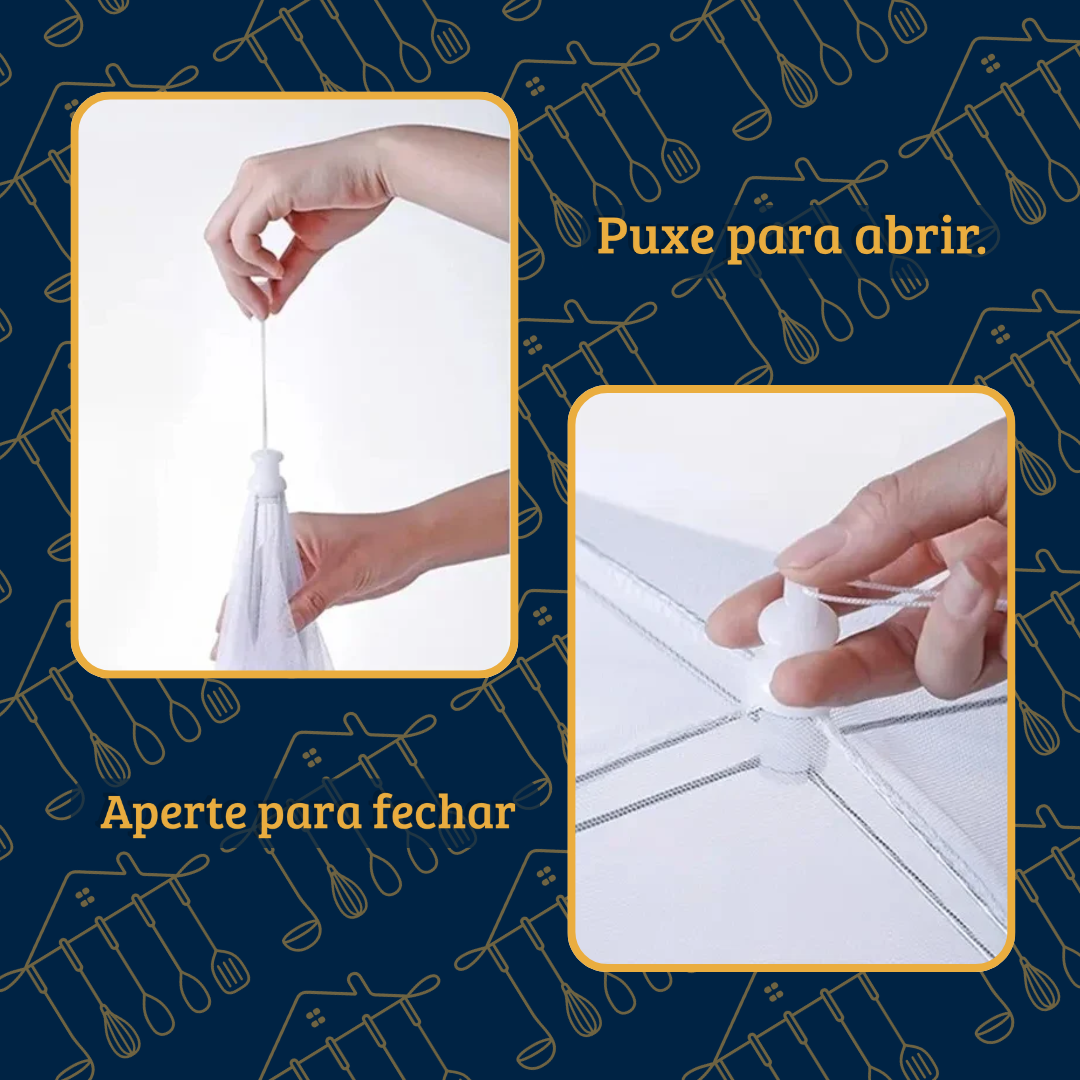 Protetor de Alimentos Retrátil