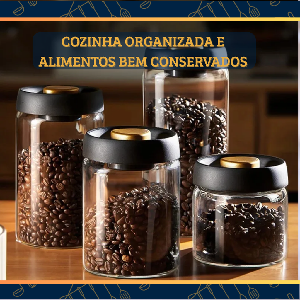 Conjunto de Potes Herméticos
