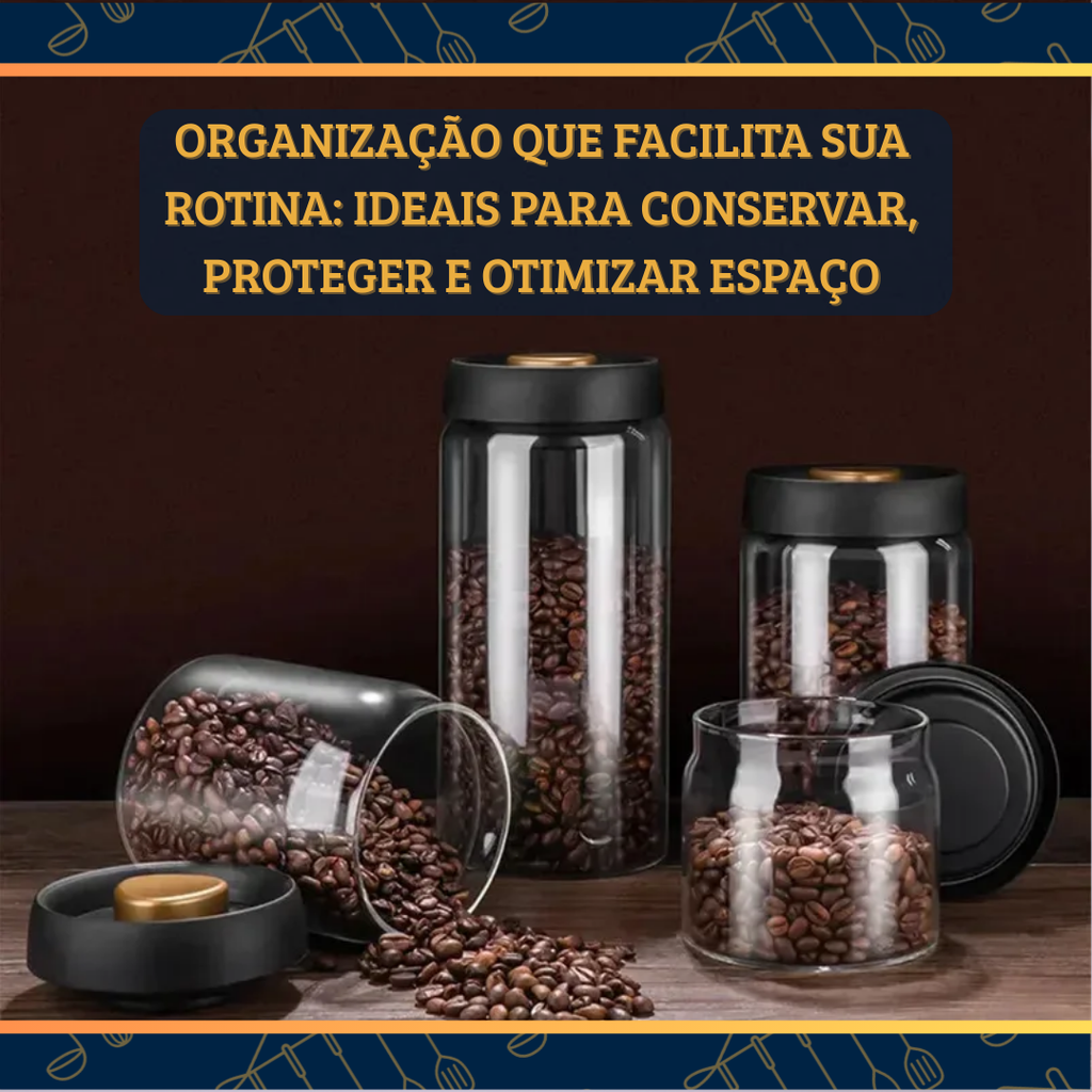 Conjunto de Potes Herméticos