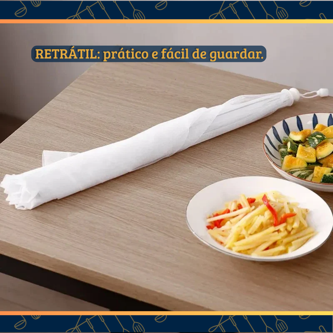 Protetor de Alimentos Retrátil